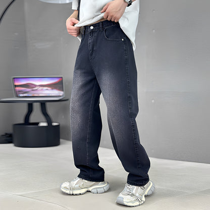 Wendell - Stilvolle Jeans mit weitem Bein für Herren
