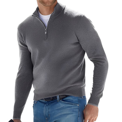 Rufus - Lässige Jacke mit Reißverschluss und hohem Kragen für Herren