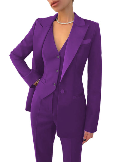 Keanna - Formelles dreiteiliges Business-Set für Damen