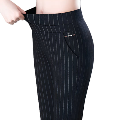 Wenda - Hoch taillierte Hose mit Gummizug für Damen