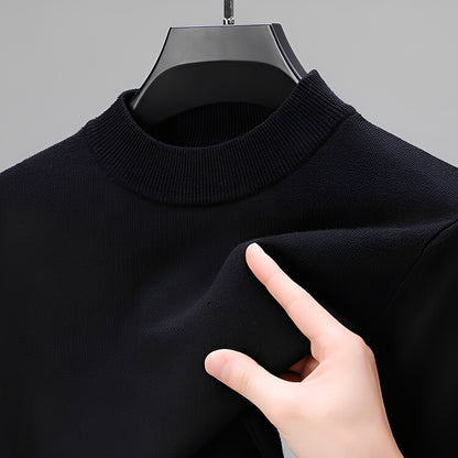 Davis - Lässiger Kaschmirpullover mit Saum für Herren