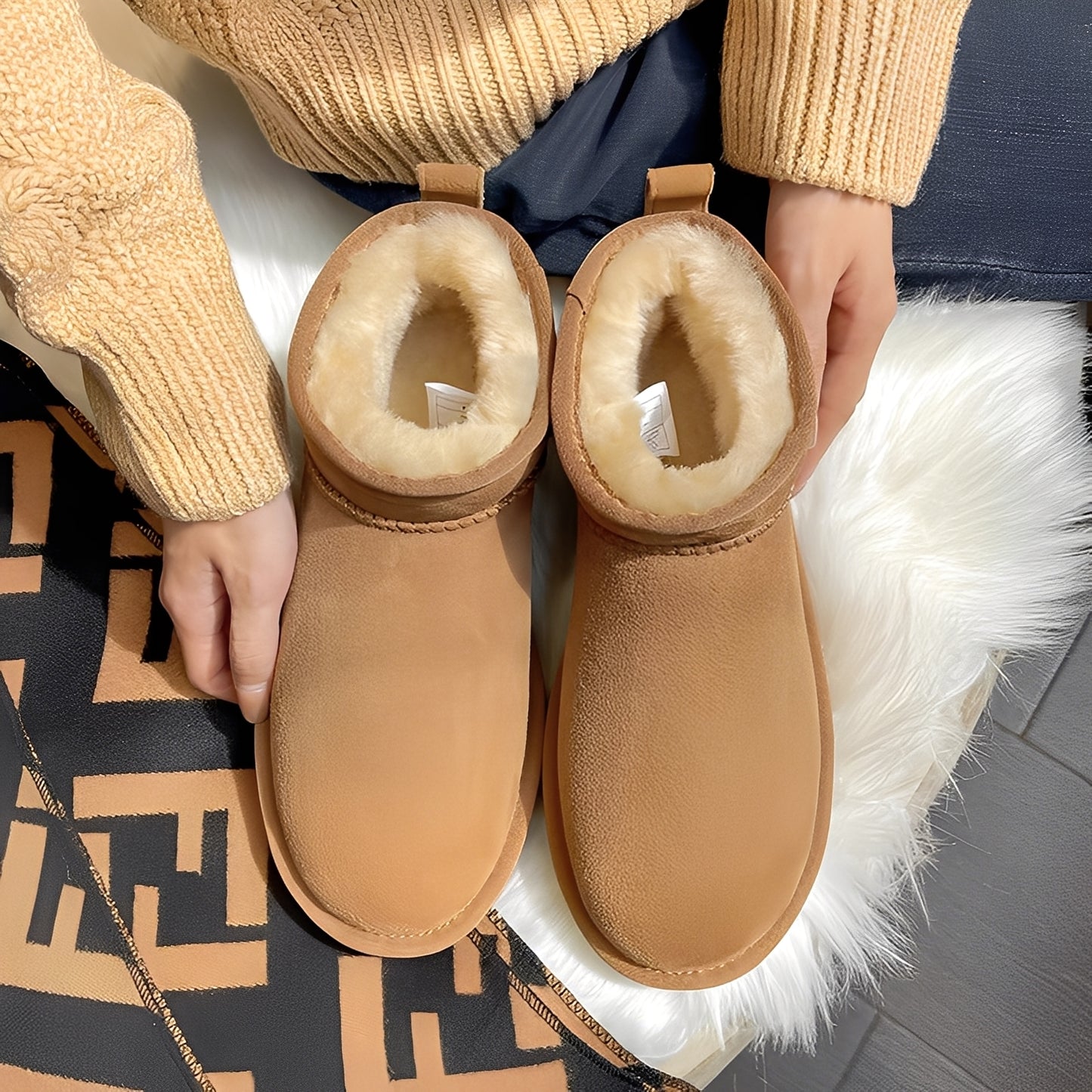 Rozanne - Lässige Mini-Winterstiefel für Damen