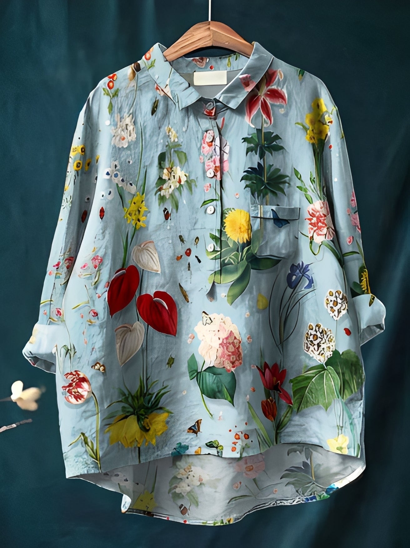 Gwenaël - Klassische Damenblusen mit langen Ärmeln