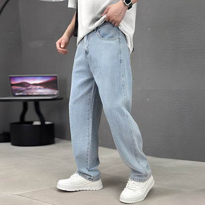 Wendell - Stilvolle Jeans mit weitem Bein für Herren