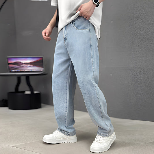 Wendell - Stilvolle Jeans mit weitem Bein für Herren