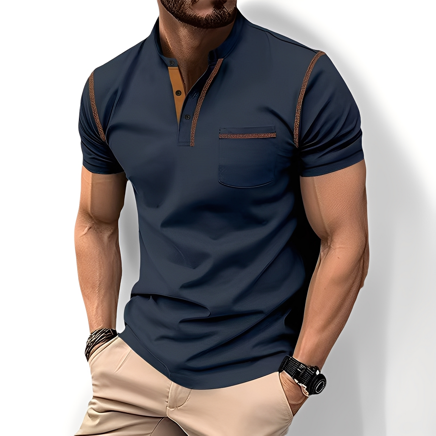 Brandon - Stilvolles, bequemes Poloshirt für Herren