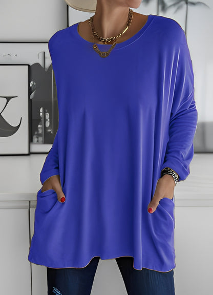 Leola - Lässiger Pullover mit Taschen für Damen
