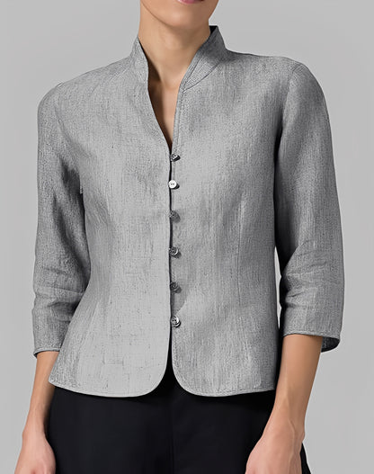 Lolicia - Lässige Bluse mit Viertelärmeln für Damen