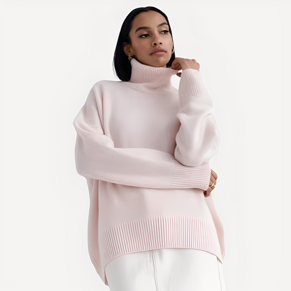 Margery - Lockerer Pullover mit hohem Kragen für Damen