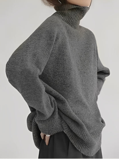 Gloria - Eleganter Rollkragenpullover aus Wolle für Damen