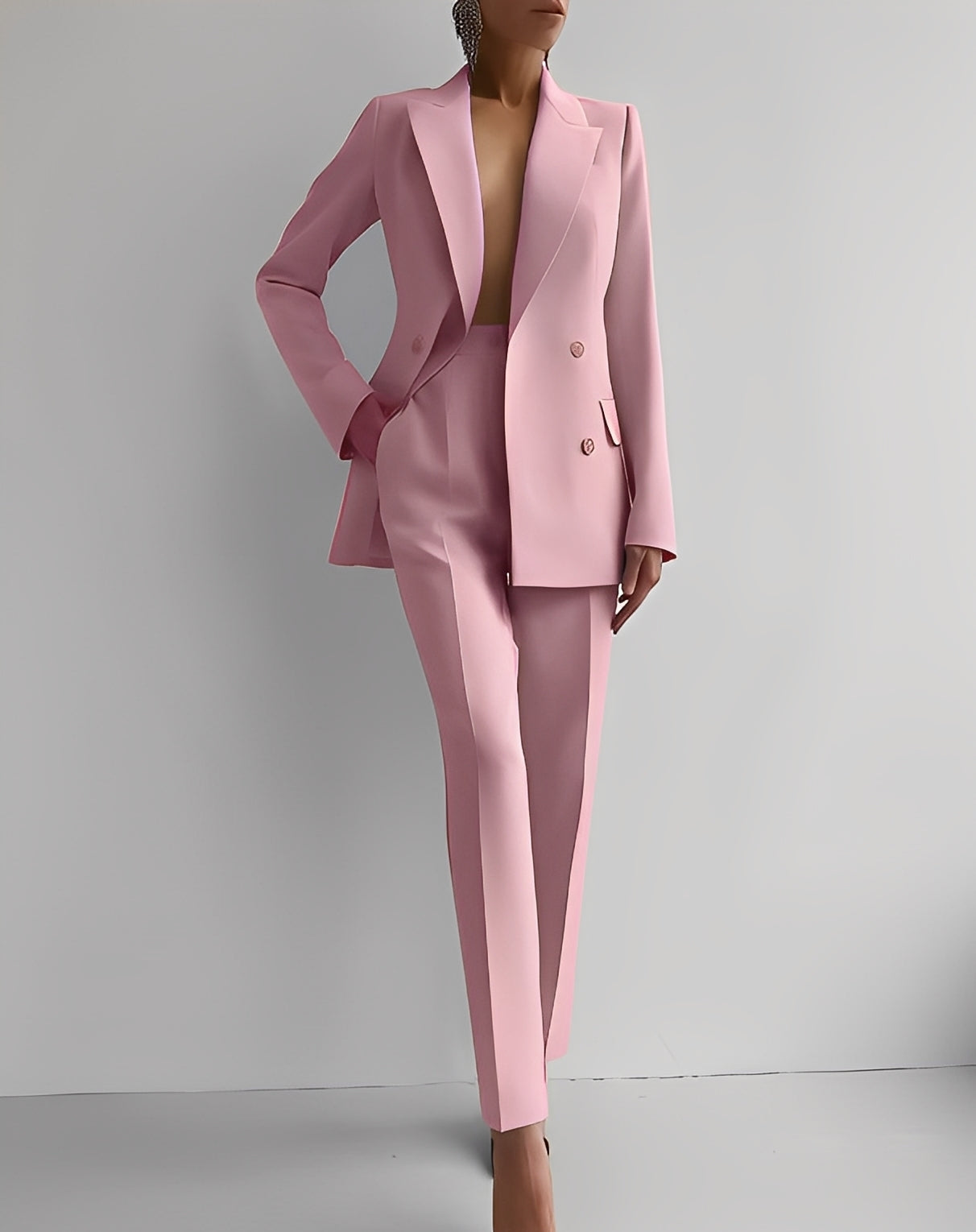 Nydia - Formelles Slim-Fit-Set aus Blazer und Hose für Damen