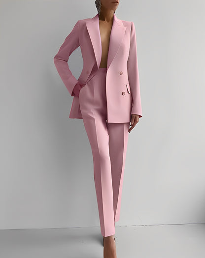 Nydia - Formelles Slim-Fit-Set aus Blazer und Hose für Damen