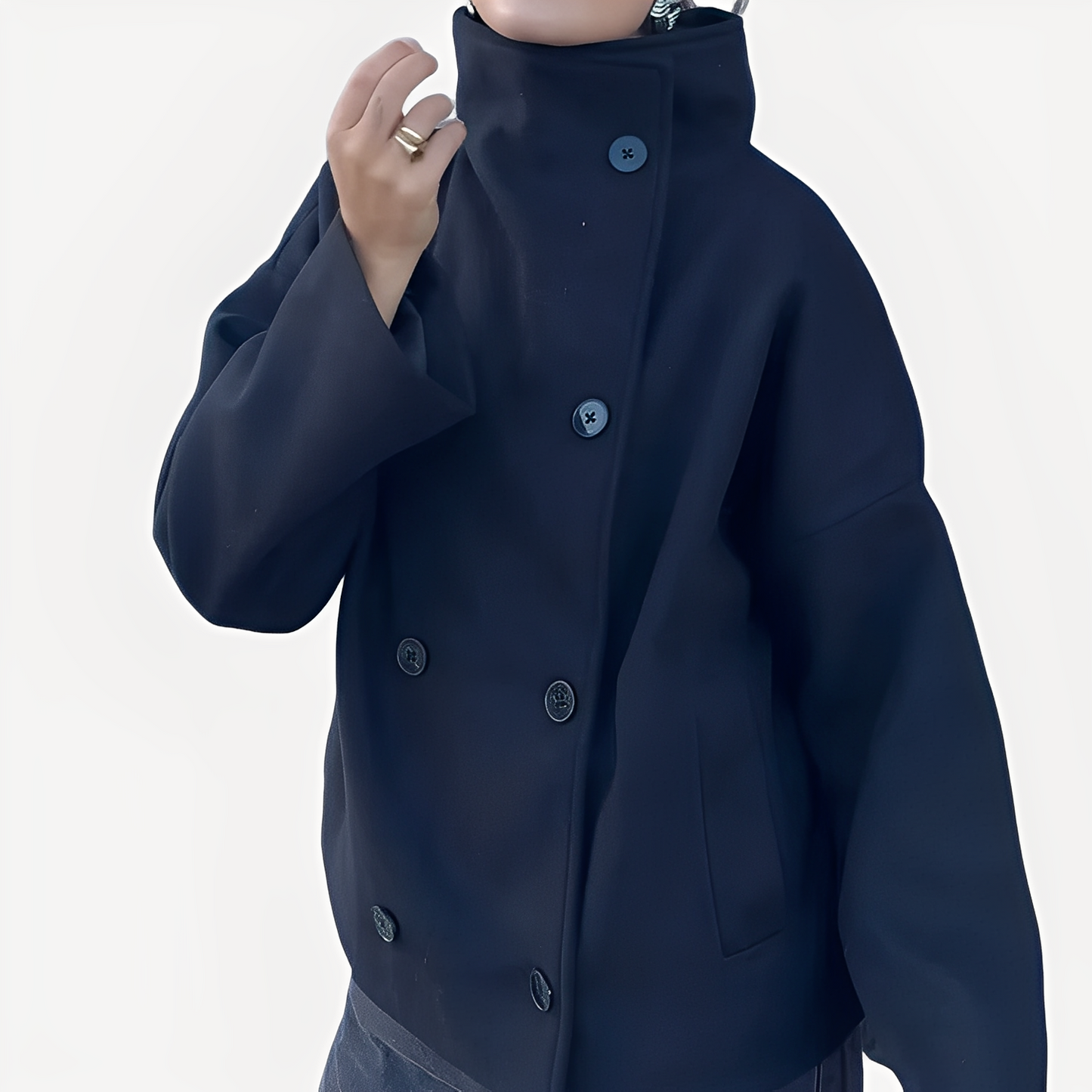 Carolyn - Elegante einreihige Wolljacke für Damen