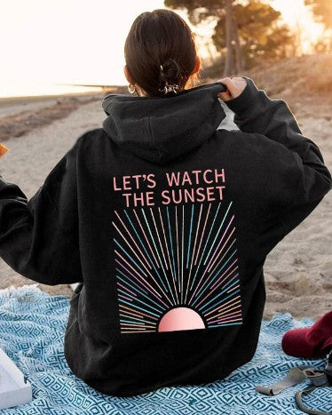 Jaquelyn - Stilvoller, locker geschnittener Hoodie mit Print für Damen