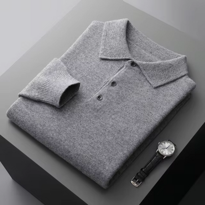 Brock - Herren-Wollpolo Eleganter Strick