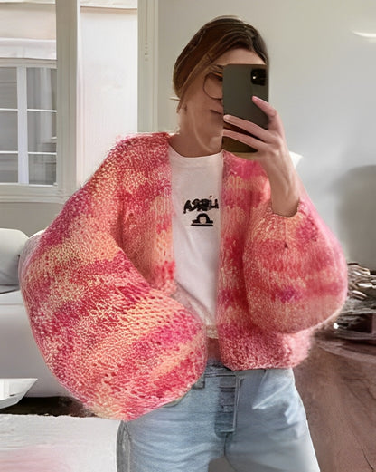 Marlee - Bunter Strickpullover mit Streifen für Damen