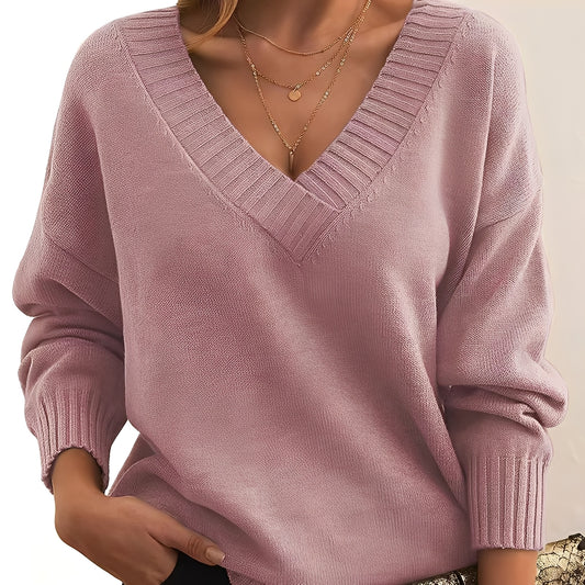 Merideth - Einfacher, vielseitiger Pullover für Damen