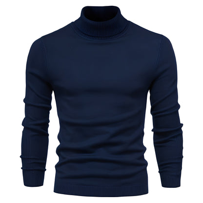 Evans - Schlichter, schmal geschnittener Rollkragenpullover für Herren
