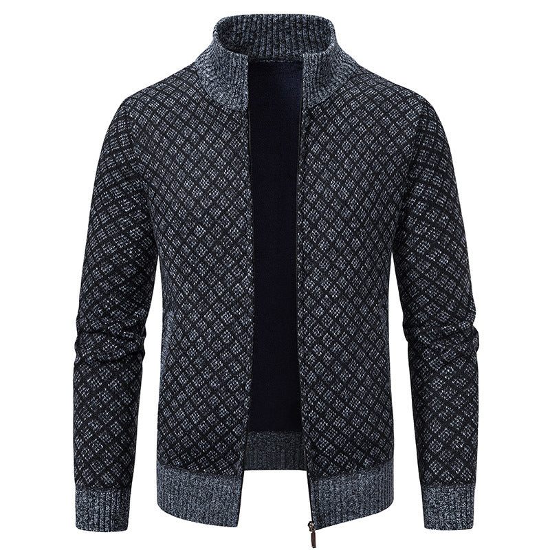 Dwaine - Lässige Karojacke mit hohem Kragen für Herren