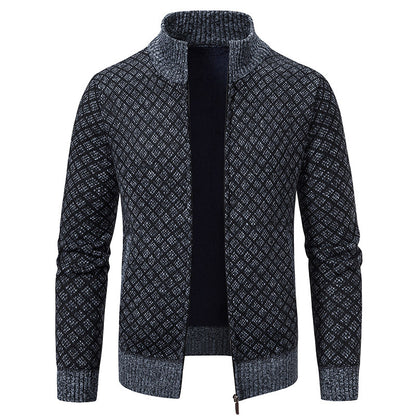 Dwaine - Lässige Karojacke mit hohem Kragen für Herren