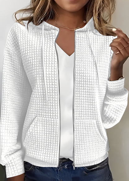 Katherine - Stilvoller Cardigan mit Kapuze und Taschen für Damen