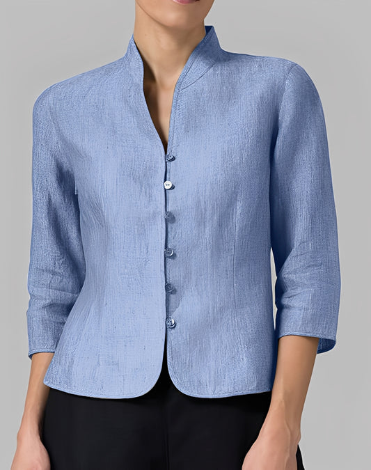 Lolicia - Lässige Bluse mit Viertelärmeln für Damen
