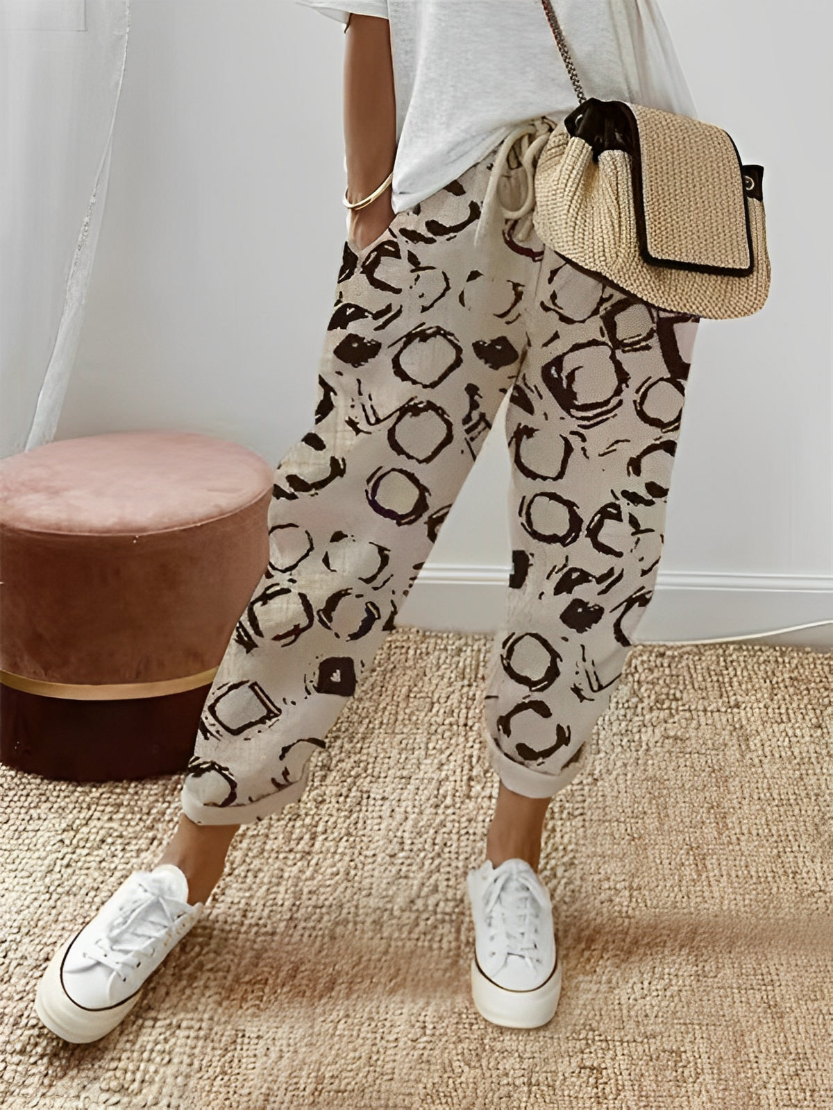 Sherie - Lässige, lockere Leinenhose für Damen