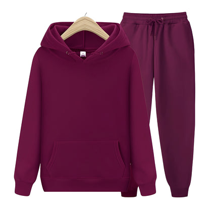 Aric - Lässiges Unisex-Set aus Hoodie und Hose
