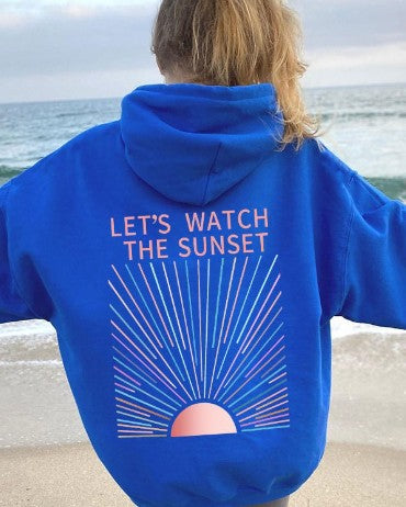 Jaquelyn - Stilvoller, locker geschnittener Hoodie mit Print für Damen