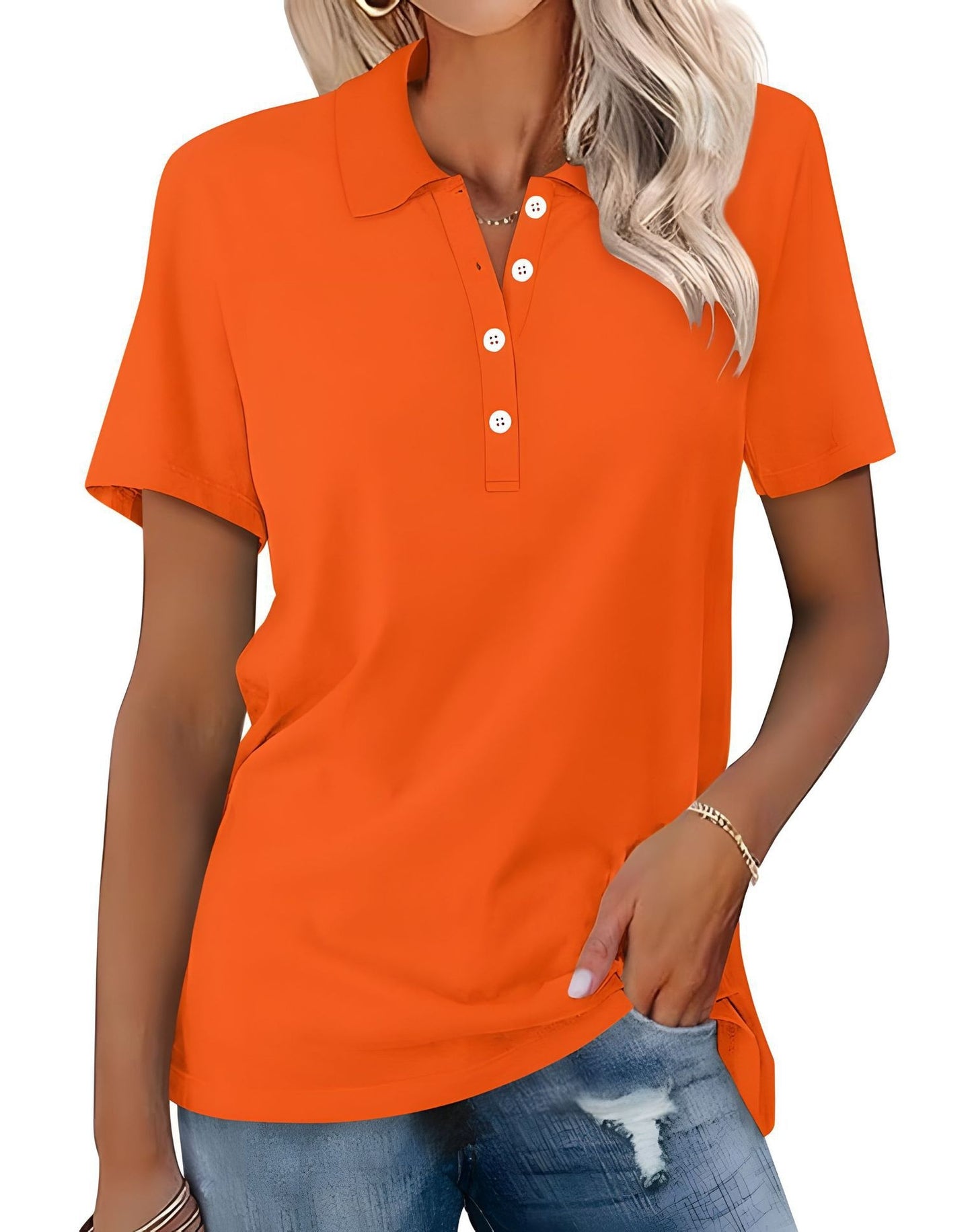 Stella - Lässiges Slim-Fit-Poloshirt für Damen