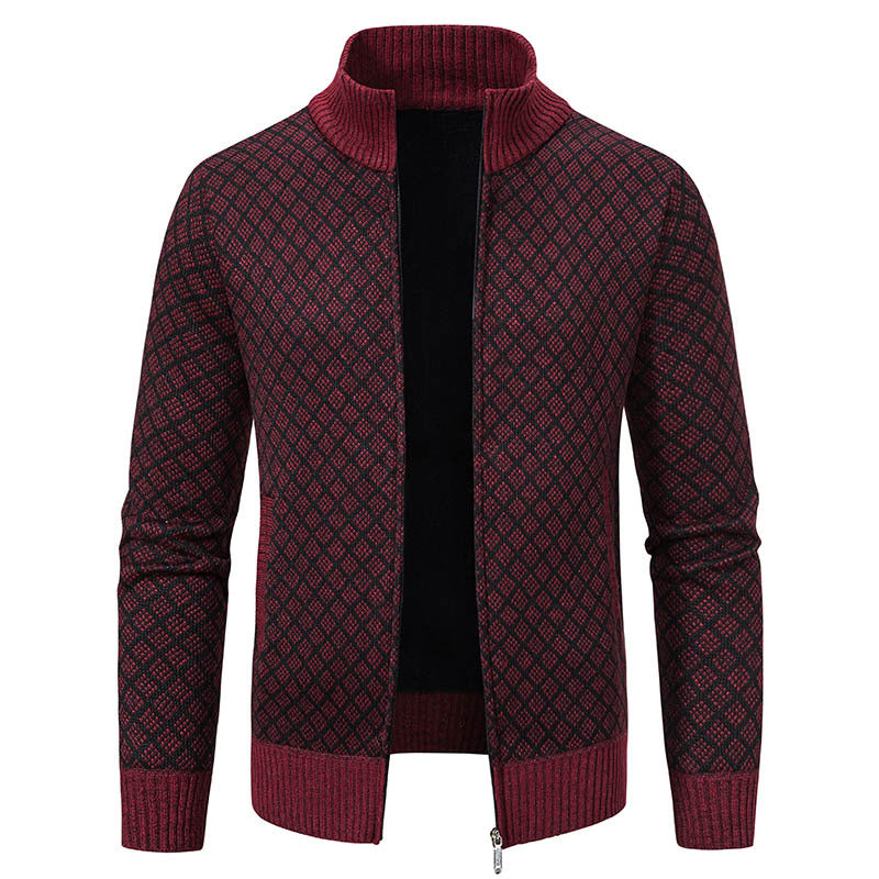 Dwaine - Lässige Karojacke mit hohem Kragen für Herren
