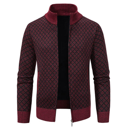 Dwaine - Lässige Karojacke mit hohem Kragen für Herren