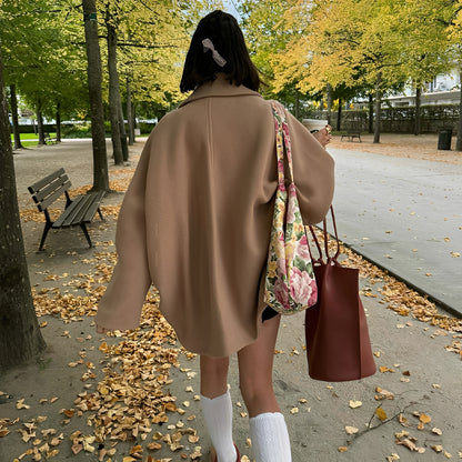Verity - Oversized-Mantel mit doppelter Knopfleiste für Damen