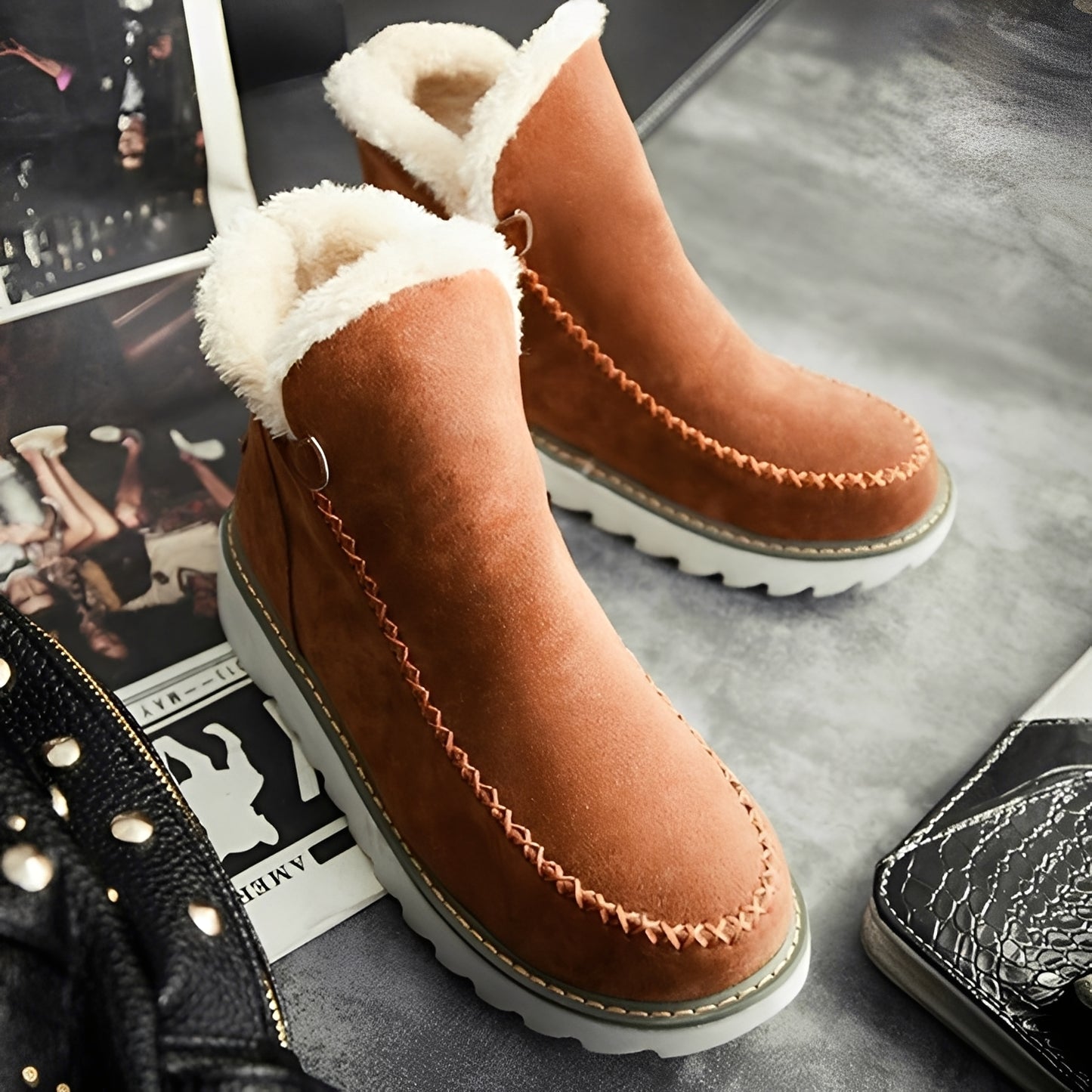 Cecilia - Warme und kuschelige Winterstiefel für Damen