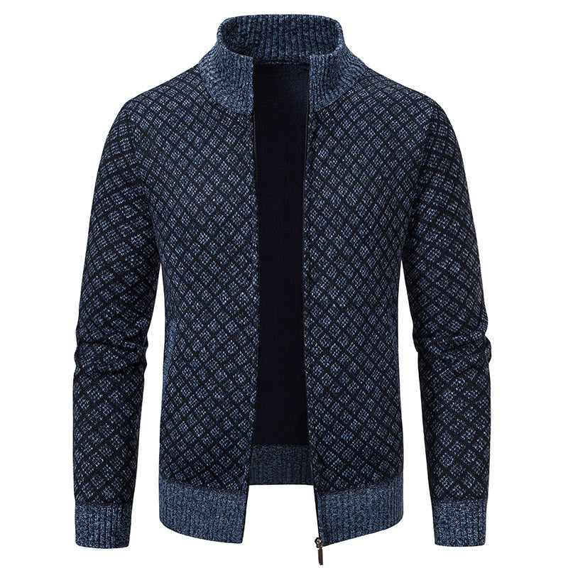 Dwaine - Lässige Karojacke mit hohem Kragen für Herren