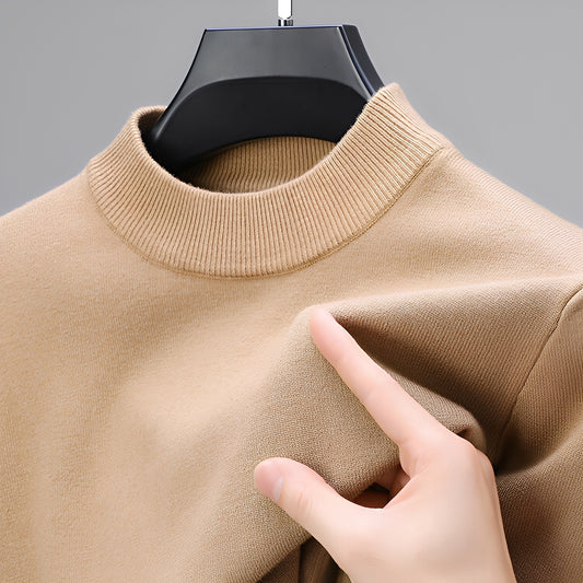 Davis - Lässiger Kaschmirpullover mit Saum für Herren