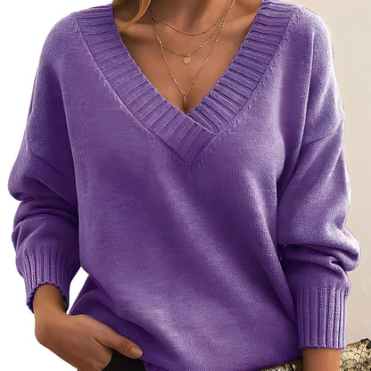 Merideth - Einfacher, vielseitiger Pullover für Damen