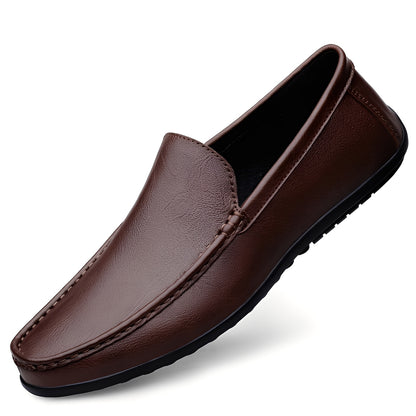Seward - Lässige, formelle Leder-Slipper für Herren