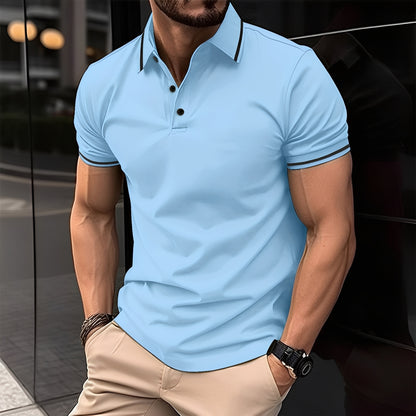Mervyn - Lässiges, kurzärmeliges Sport-Poloshirt für Herren