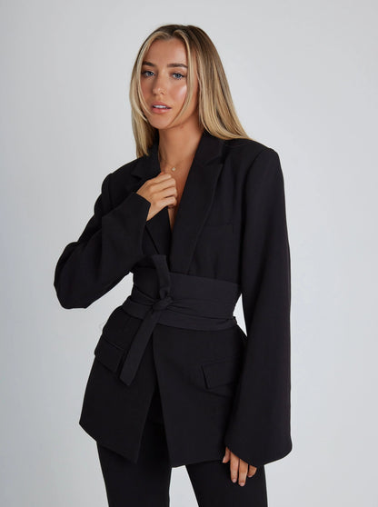 Ember - Damenblazer mit Gürtel Elegant