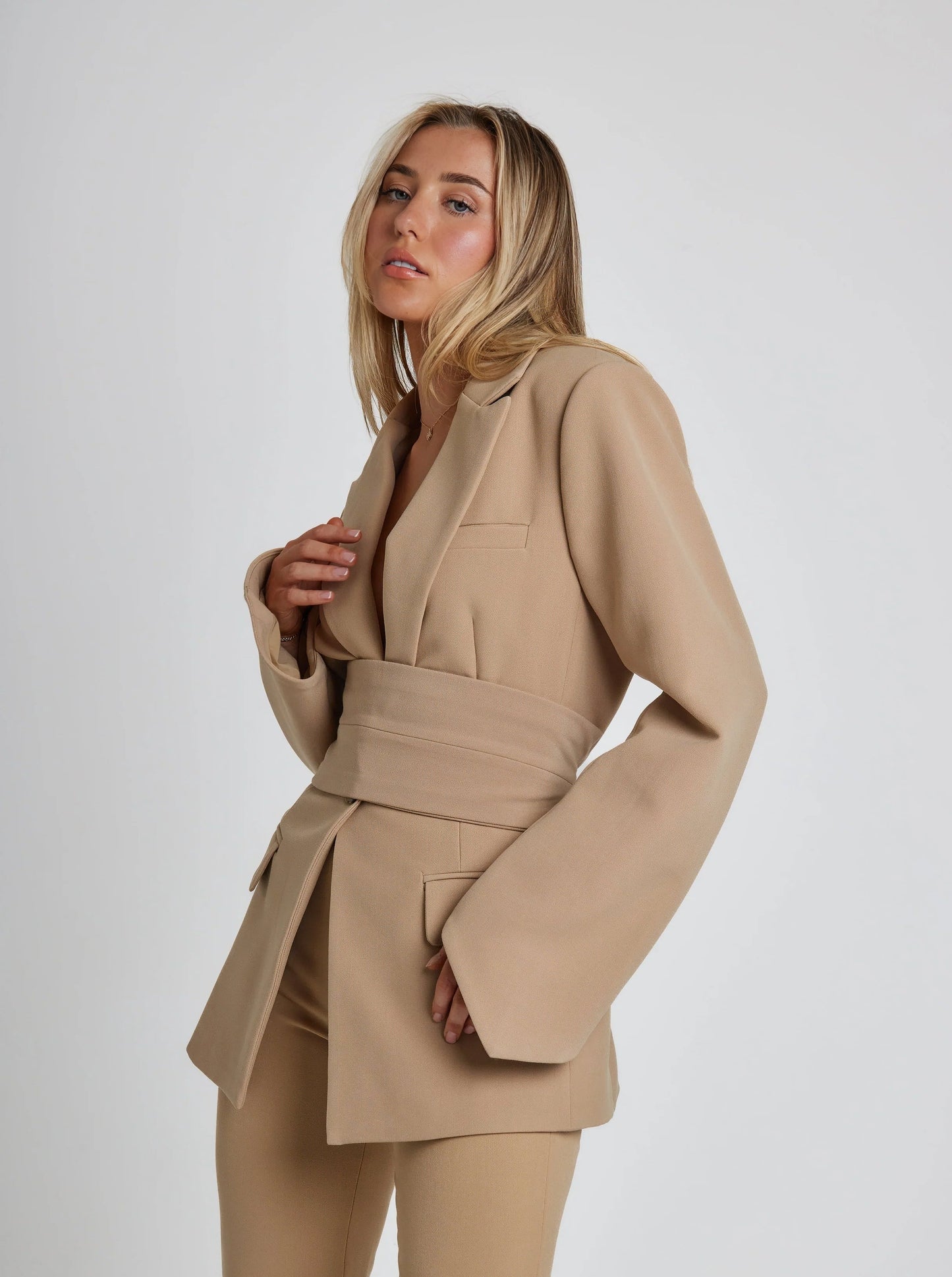 Ember - Damenblazer mit Gürtel Elegant
