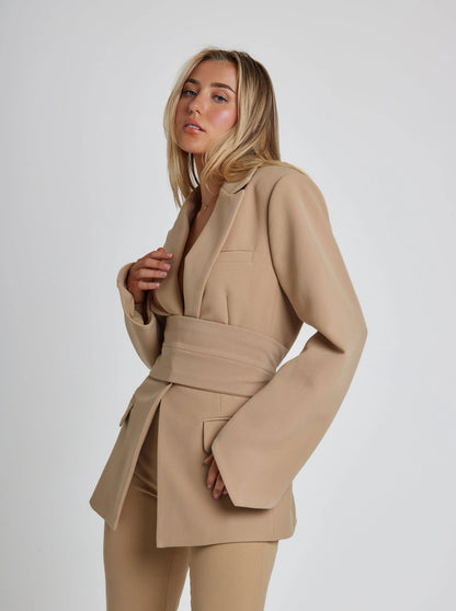 Ember - Damenblazer mit Gürtel Elegant