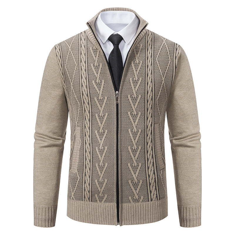 Stafford - Eleganter Cardigan mit Reißverschluss für Herren