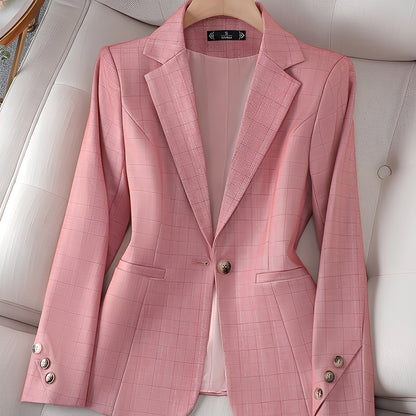 Claudia - Eleganter Blazer mit Karomuster für Damen