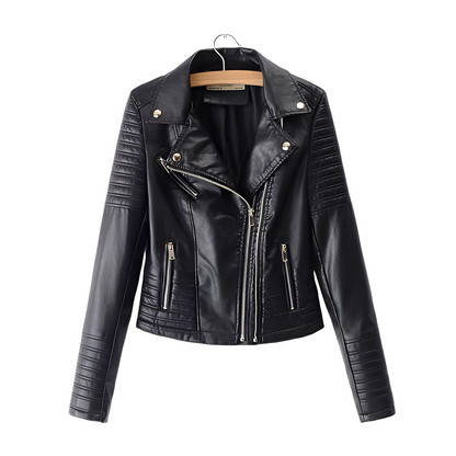 Cherie - Stilvolle, schmale Lederjacke für Damen