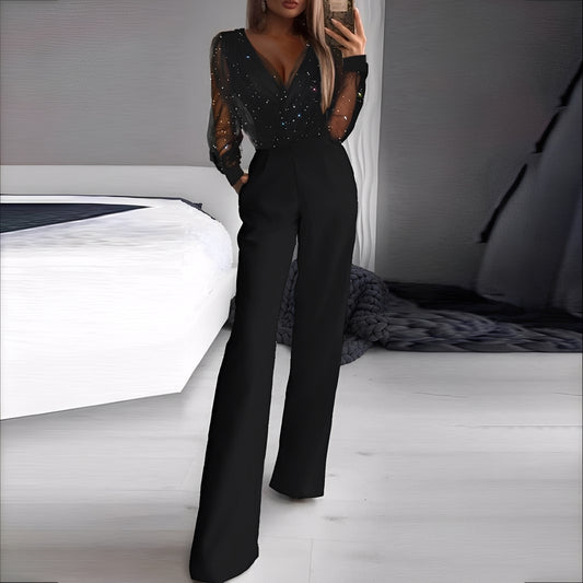 Morgana - Eleganter Jumpsuit mit weitem Bein für Damen