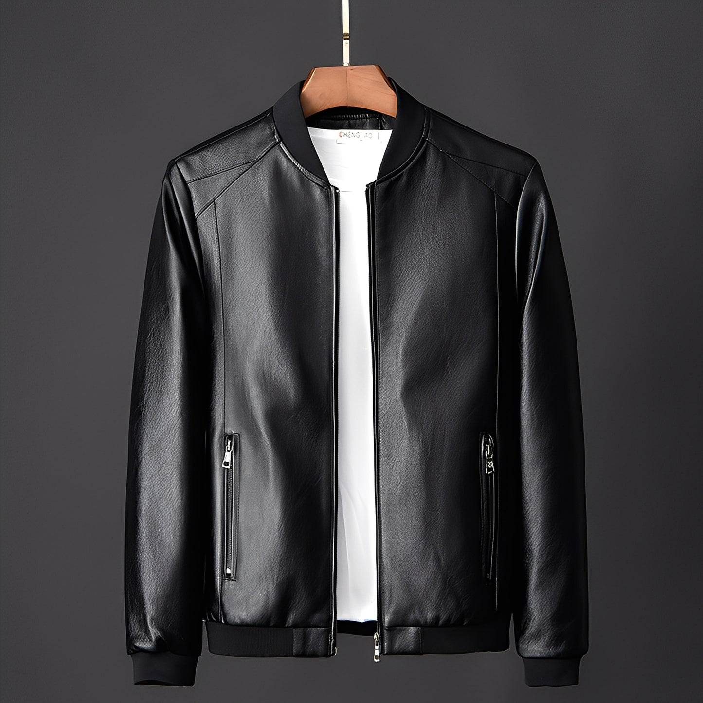Jeremy - Stilvolle Biker-Lederjacke für Herren