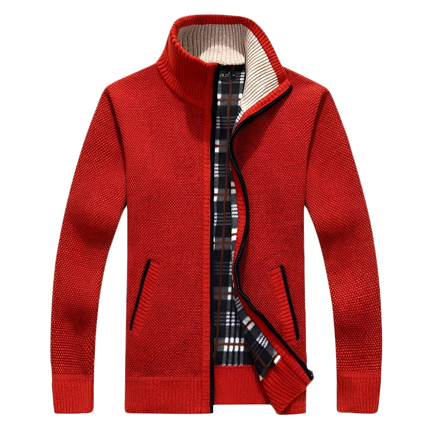 Malinda - Stilvoller Cardigan mit weichem Fleecefutter für Herren