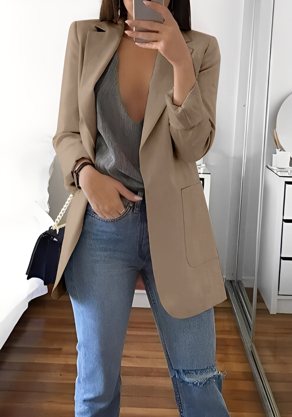 Stephanie - Stilvoller, schmal geschnittener Blazer für Damen