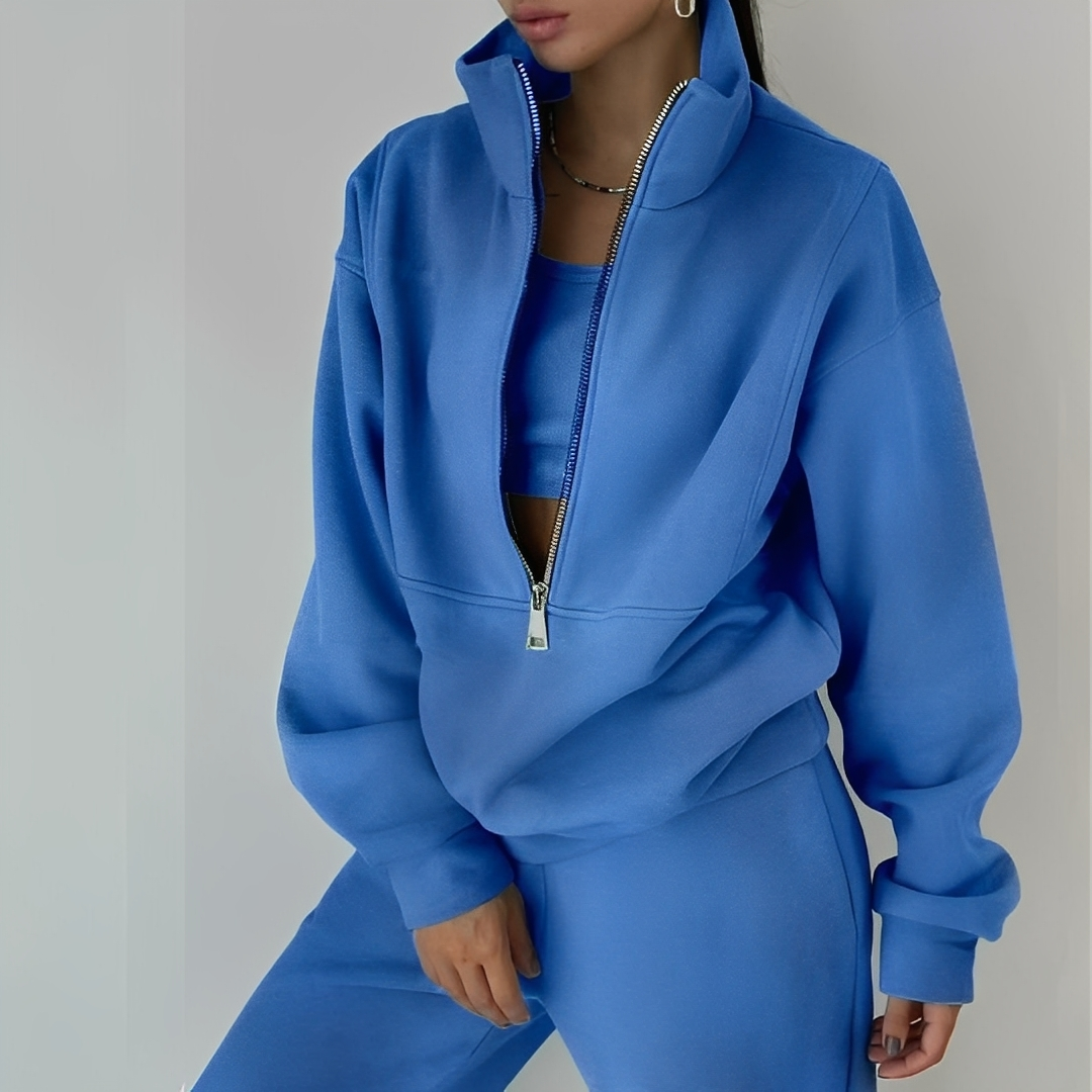 Mélissa - Bequemes und lockeres Frottee-Set, zweiteilig